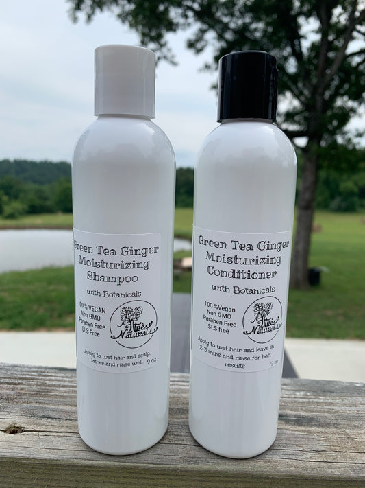 Green Tea Ginger Moisturizing Shampoo or Conditioner