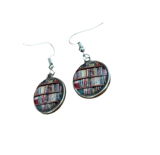 Handmade Book Lover Earrings/jewelry