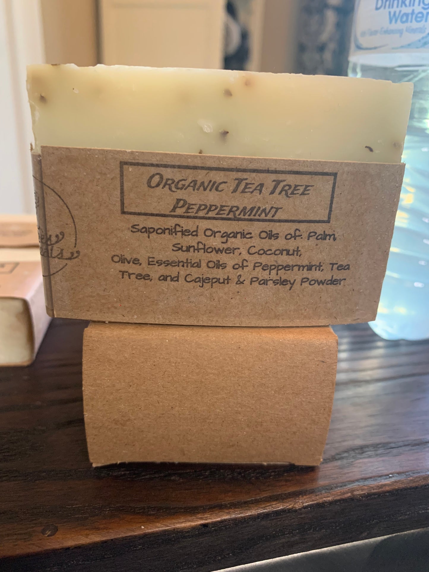 Tea Tree Peppermint Face and body soap Vegan