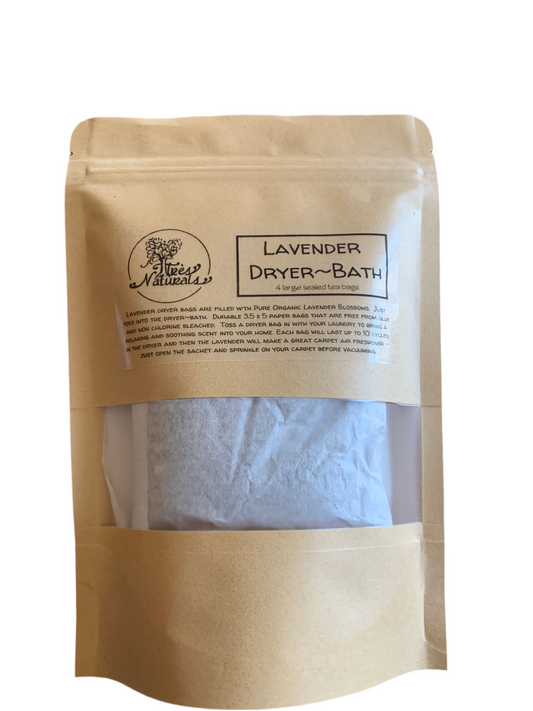 Lavender Bath /Dryer Tea Bags 4 Pak