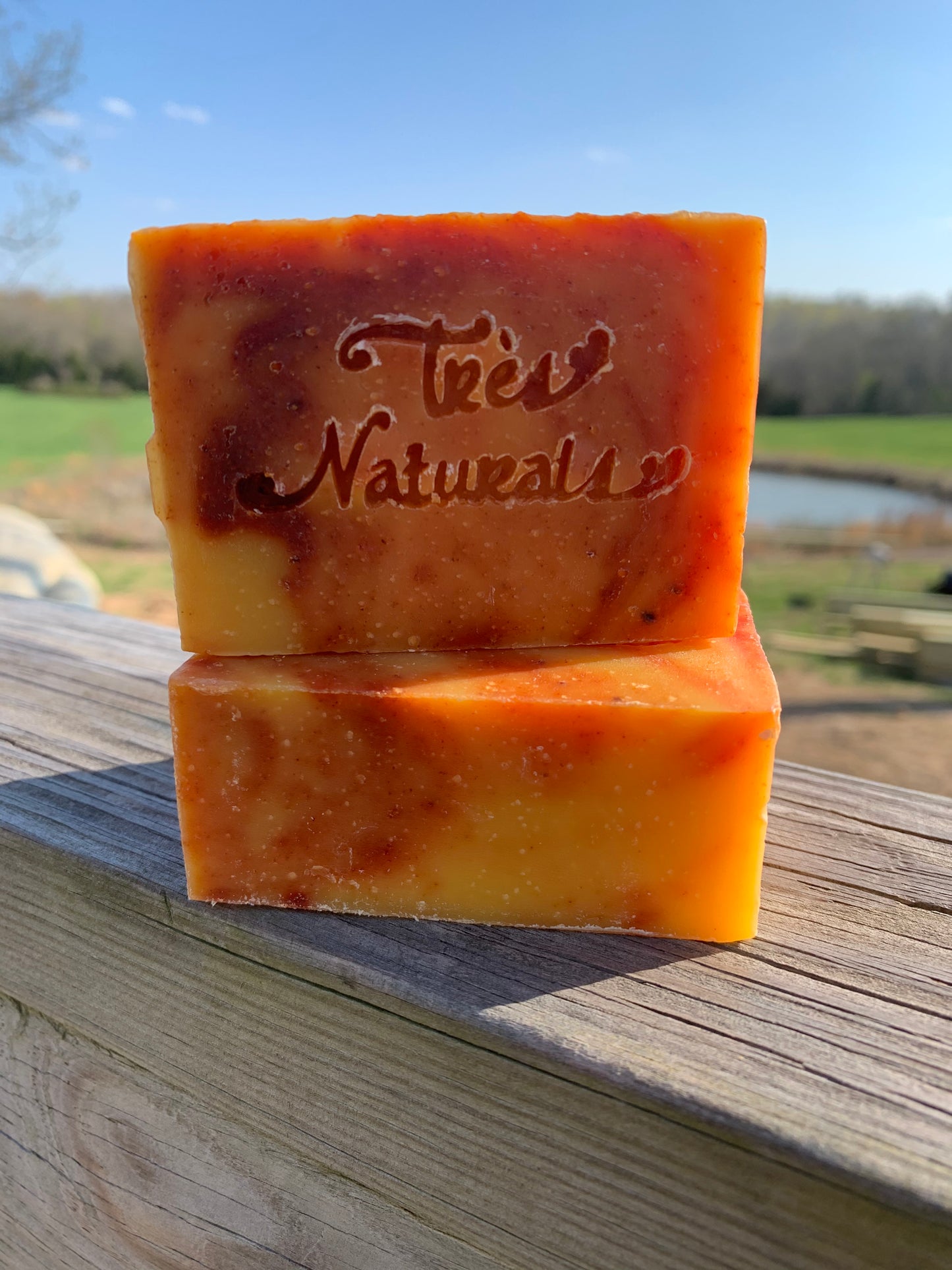 All natural VEGAN chunky soap with gift box 4.8-5 oz size